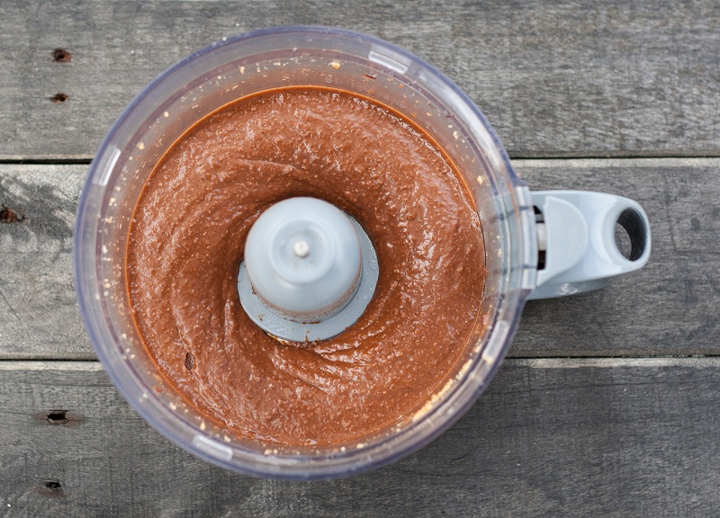 nutella in a food processor