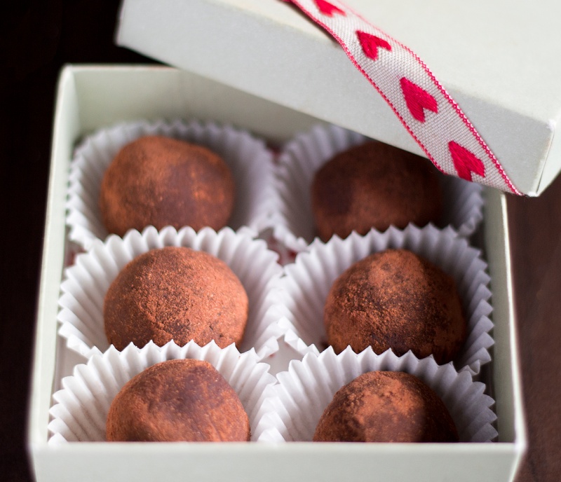 vegan truffles for valentines