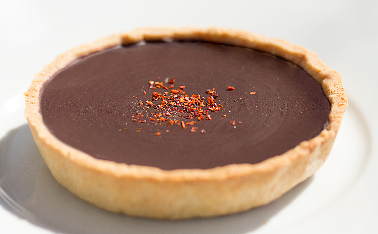 Chilli chocolate tarts Lazy Cat Kitchen