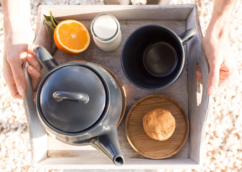 afternoon coffee and biscuits