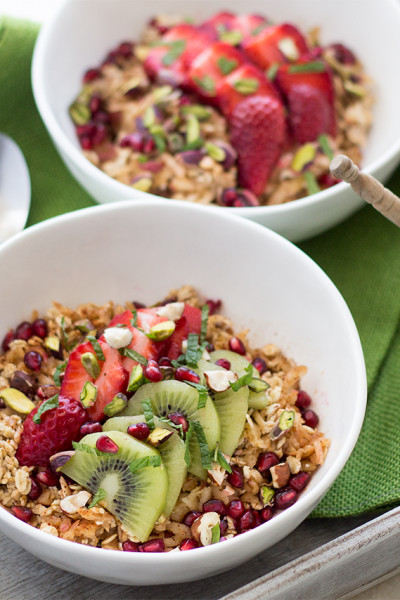 Bircher muesli for two