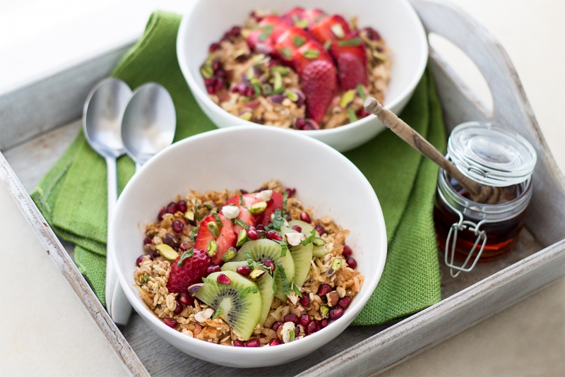 Bircher muesli for two