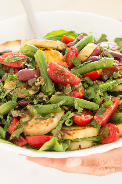 nicoise inspired vegan salad