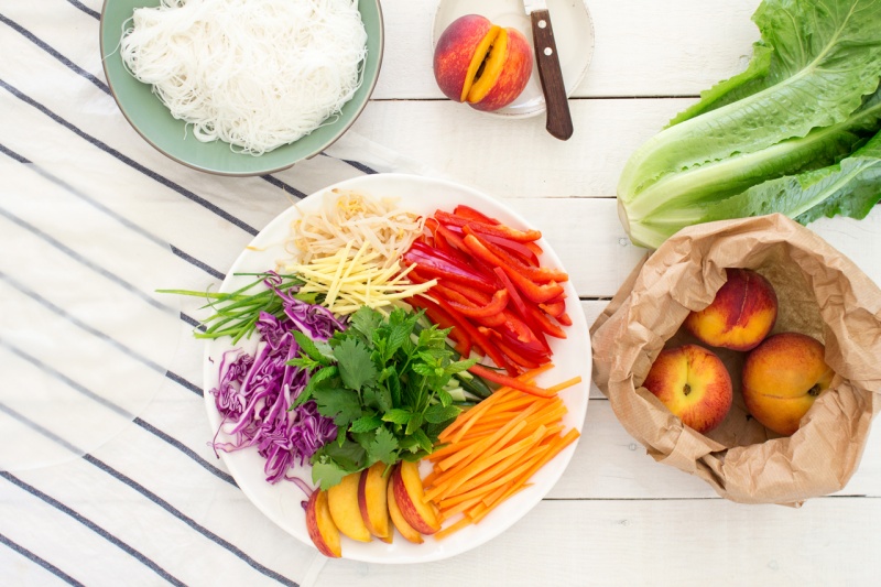 vegan summer rolls ingredients