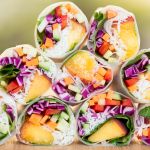 Vegan summer rolls with peanut sauce-image
