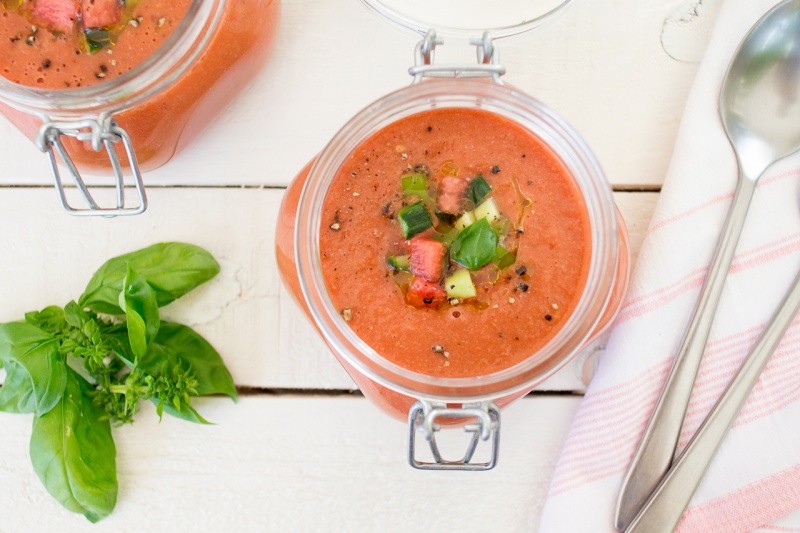 watermelon gazpacho top down