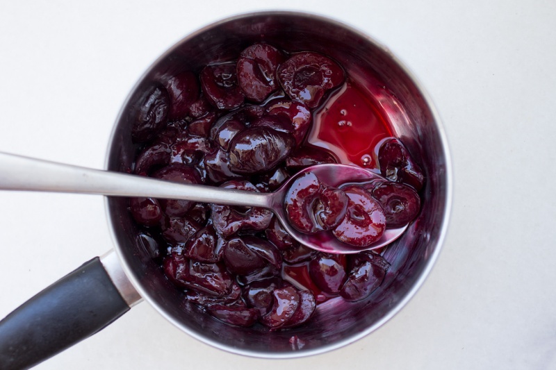 cherries stewed