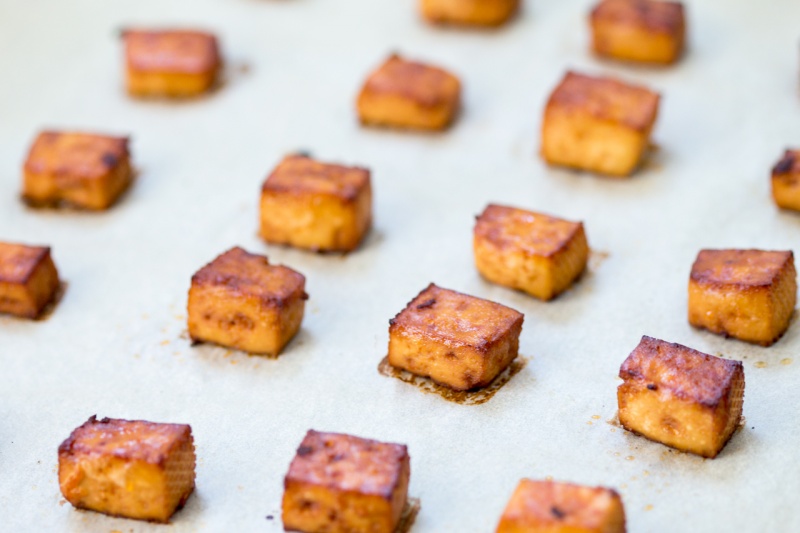 oven baked tofu