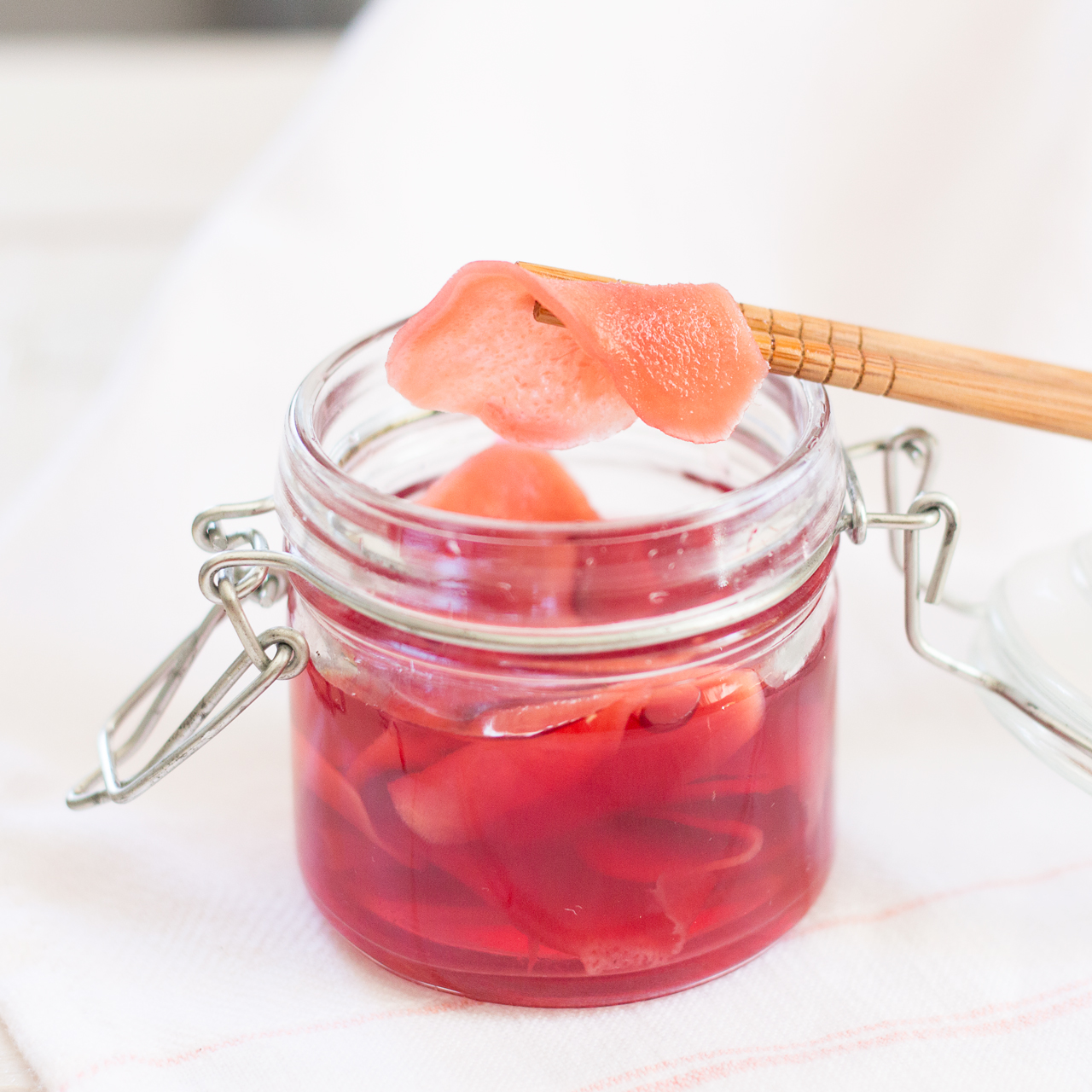 Vegan sushi and homemade pickled ginger Lazy Cat Kitchen