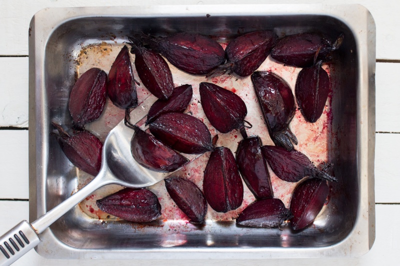 beetroots after roasting