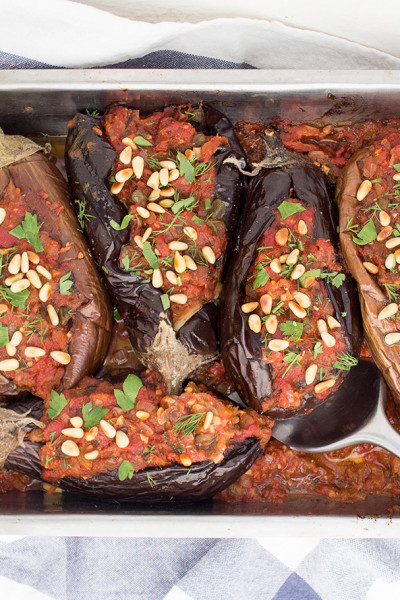 imam bayildi stuffed aubergines