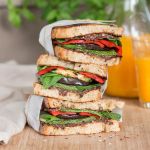 Mediterranean vegan sandwich-image