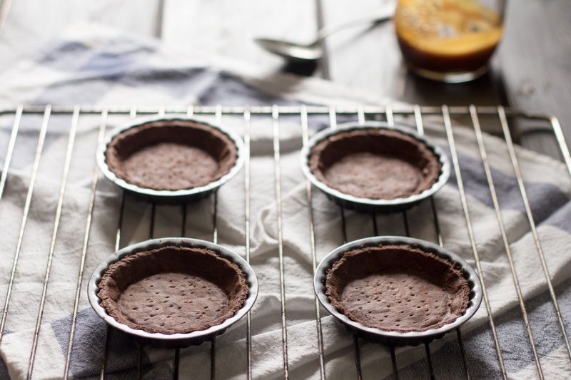 vegan chocolate shortcrust pastry cases