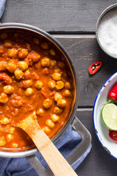 chana masala indian chickpea curry