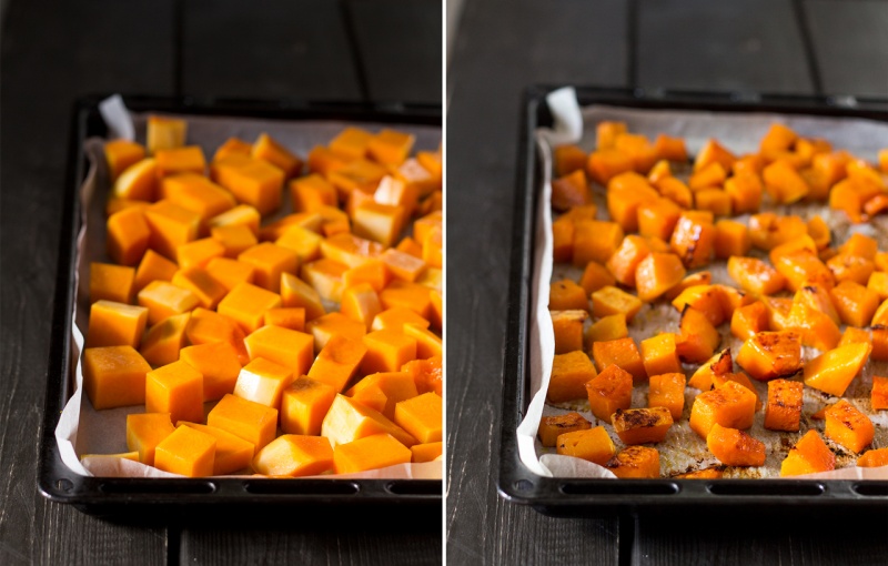 butternut squash before and after