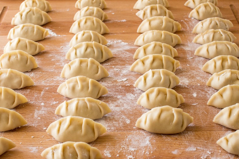 ready spicy butternut squash dumplings