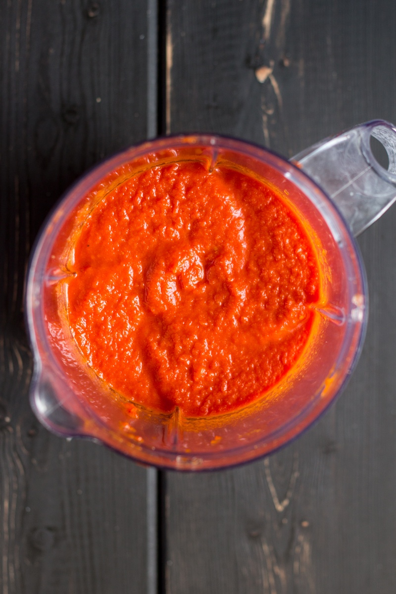vegan tomato sauce blended