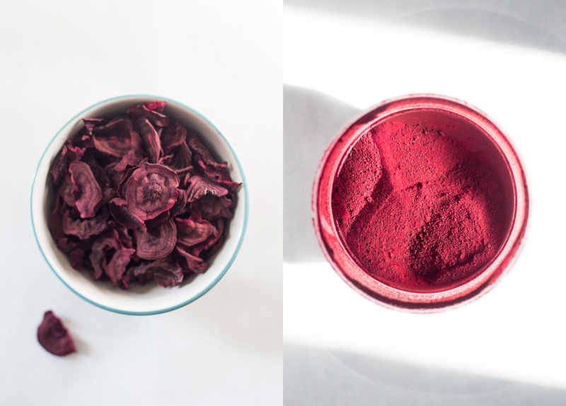 making beetroot powder