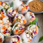 Tofu rice paper rolls-image