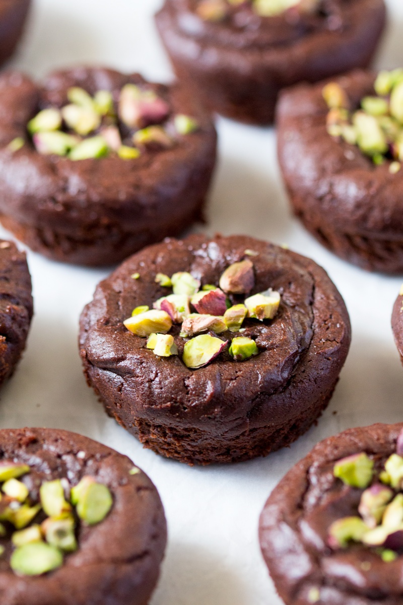 fudgy vegan brownies baked