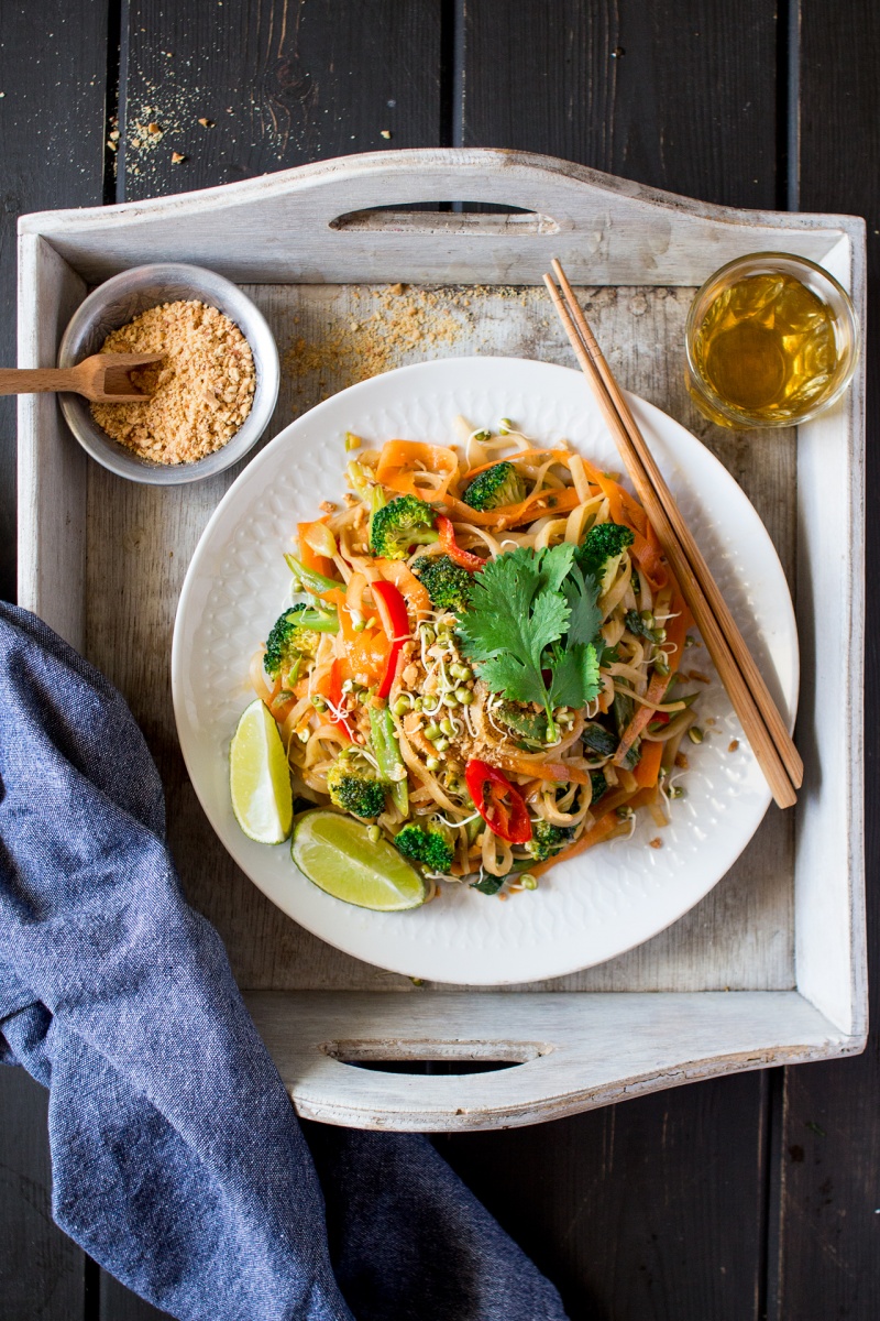 vegan pad thai for one