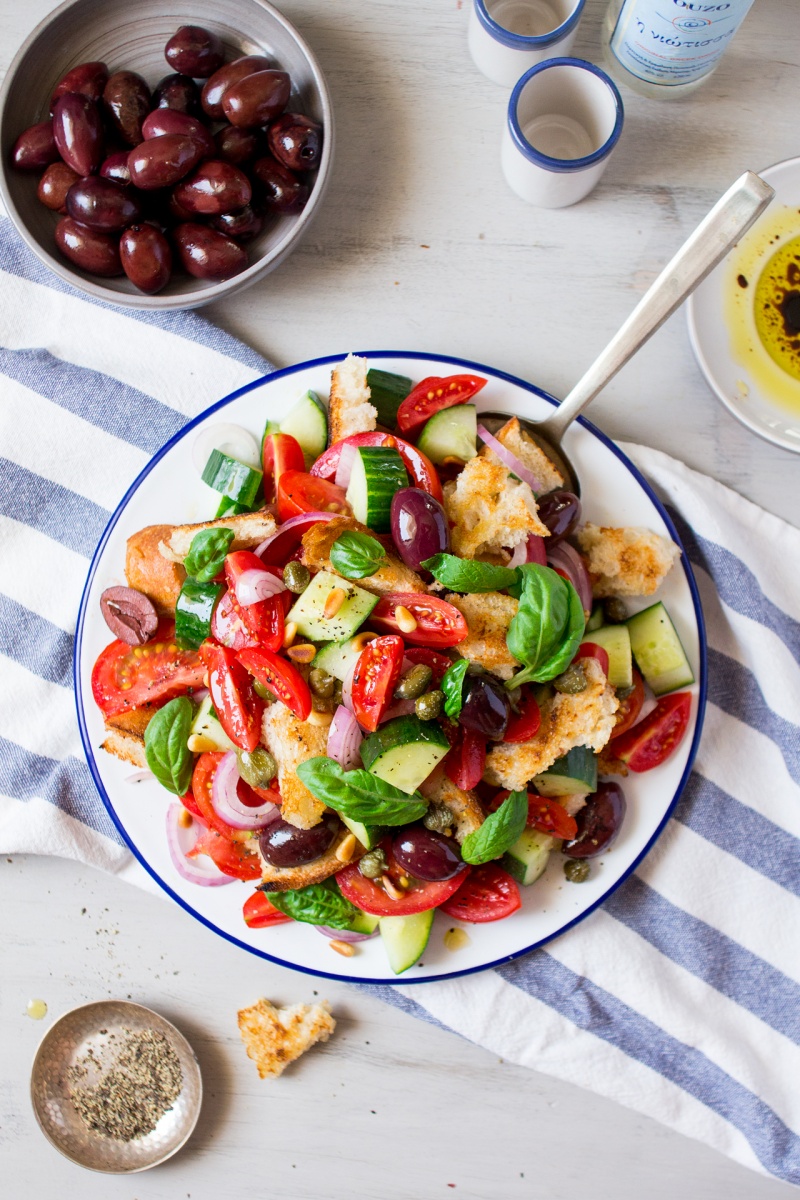 summer Panzanella salad