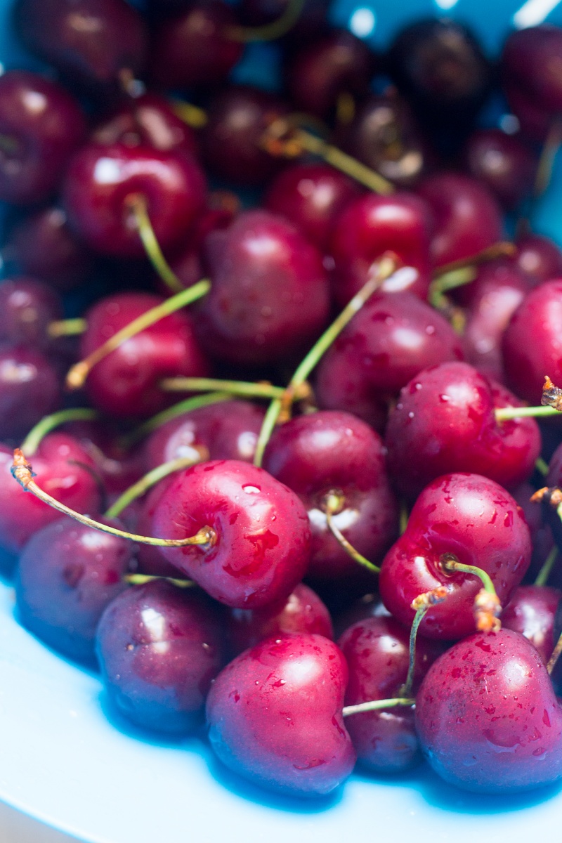 cherries for Vegan bakewell tarts