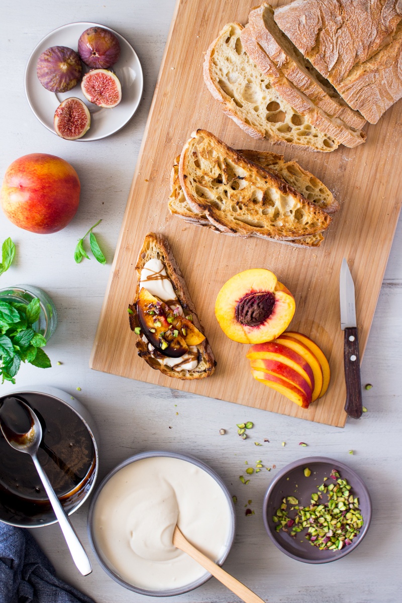 vegan crostini smoky white bean spread