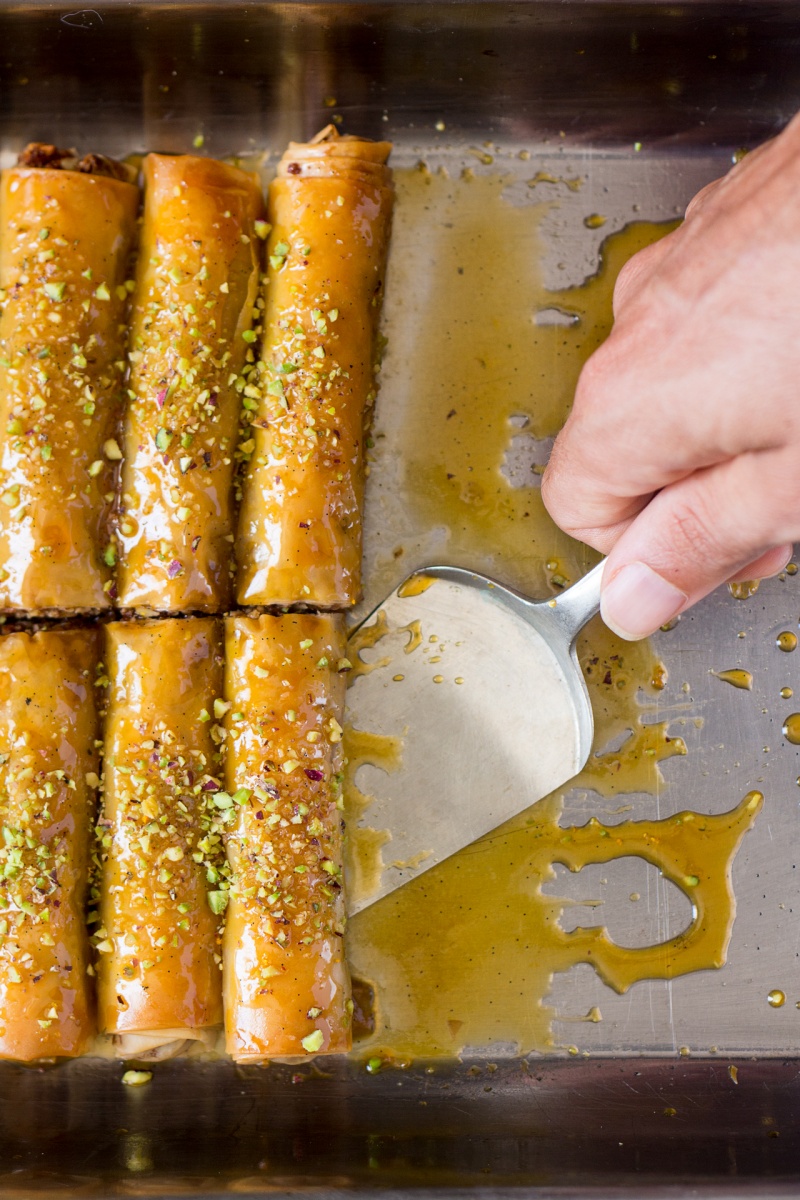 vegan baklava cigars