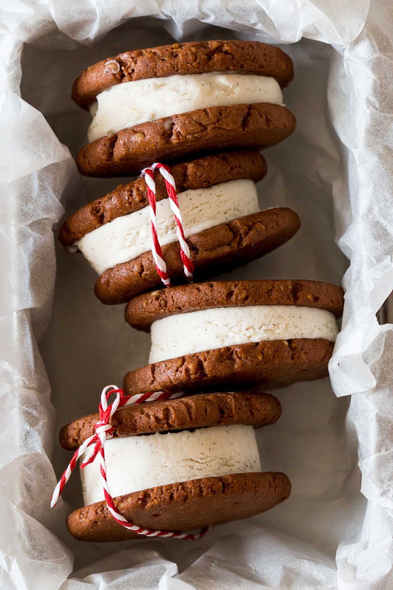 Vegan and gluten-free ice cream sandwiches - Lazy Cat Kitchen