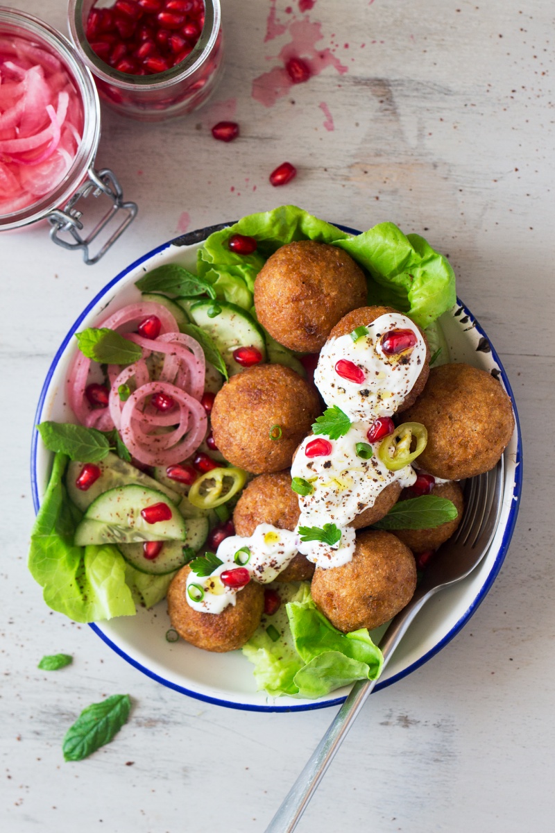 pumpkin kibbeh lunch