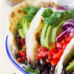 Vegan black bean tacos-image