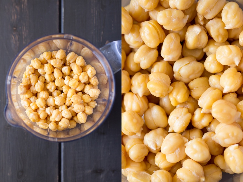 peeled chickpeas for vegan beet hummus