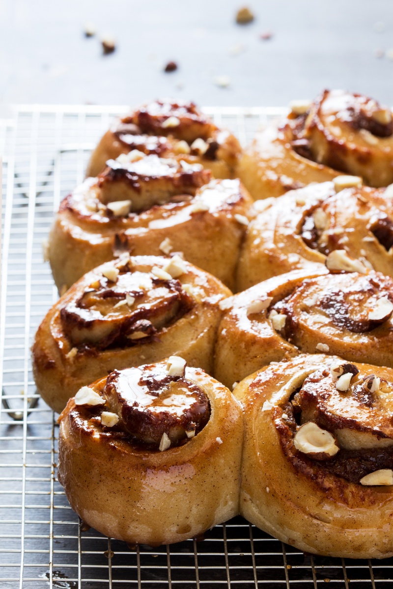 sugar-free cinnamon rolls baked