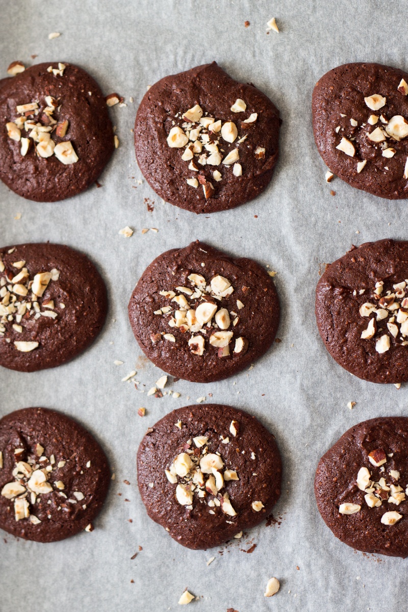 vegan brookies baked