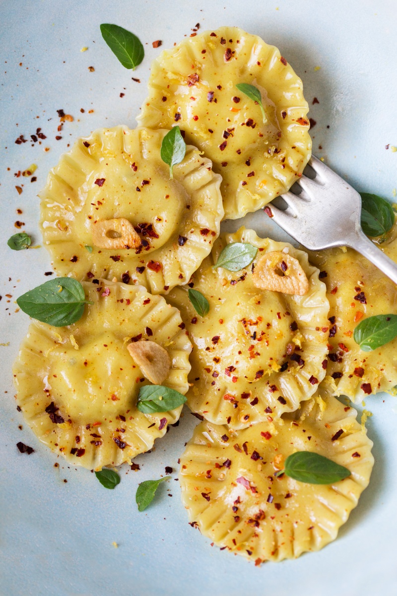 vegan ravioli pumpkin vegan ricotta