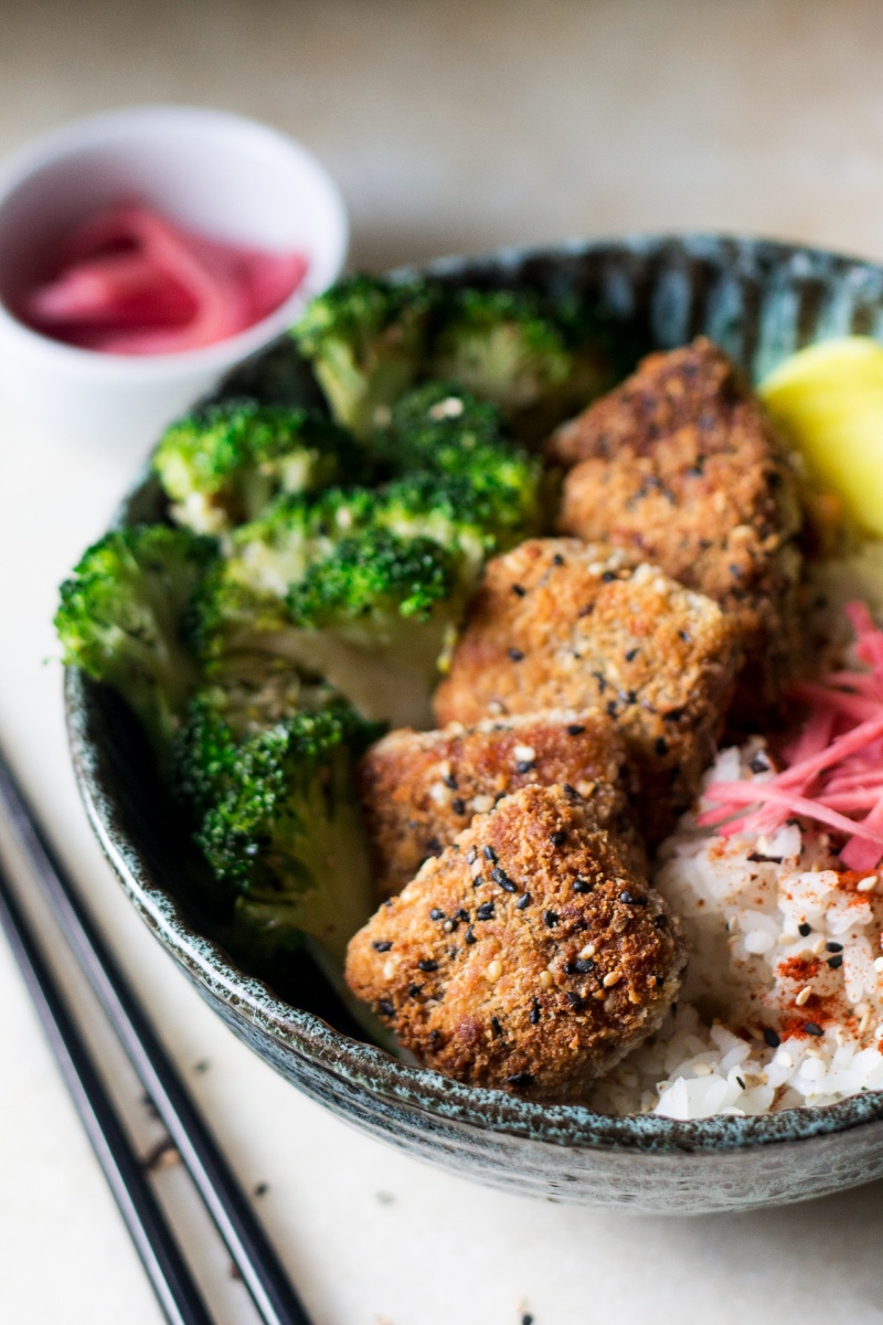 Vegan lunch bowl - Lazy Cat Kitchen