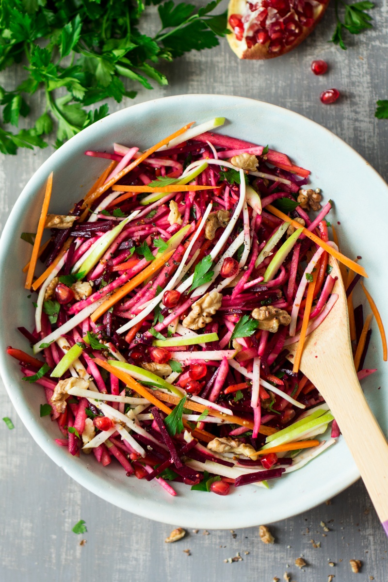 vegan christmas salad