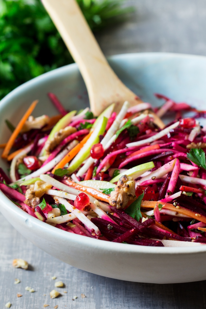 Vegan Christmas salad - Lazy Cat Kitchen