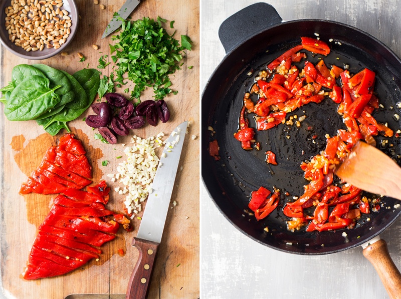 vegan-red-pepper-pasta-process