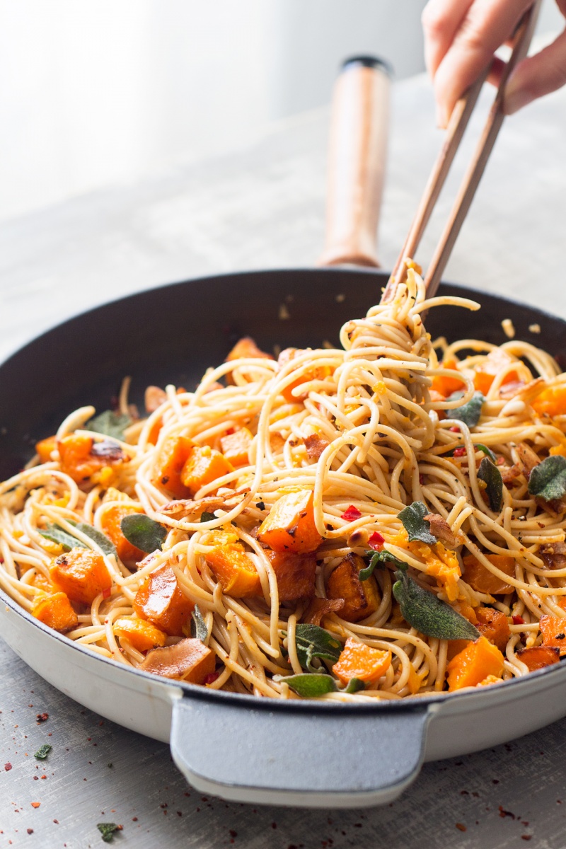 vegan pumpkin pasta