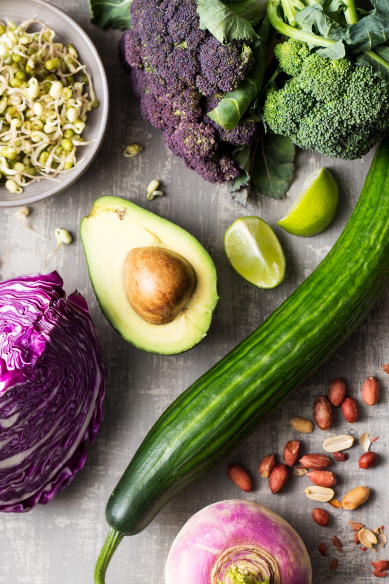 asian veggie bowl ingredients