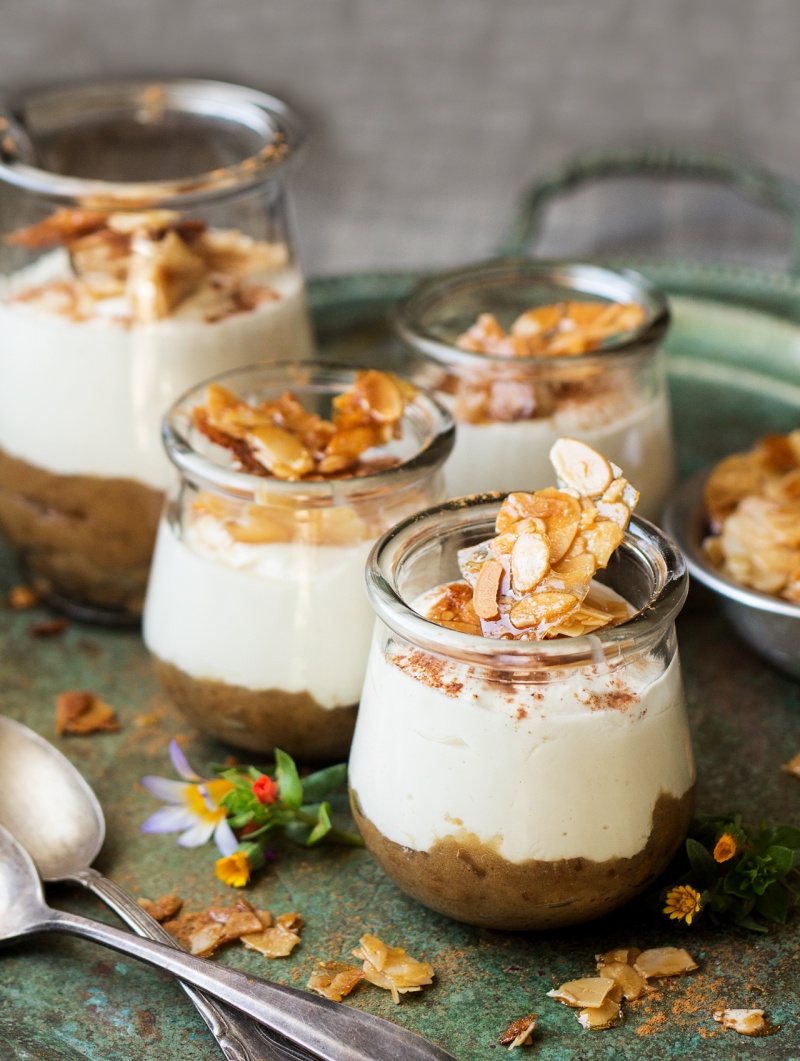 no bake vegan cheesecake jars