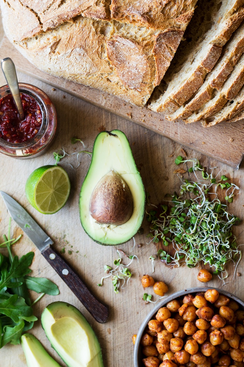 vegan avocado toast ingredients