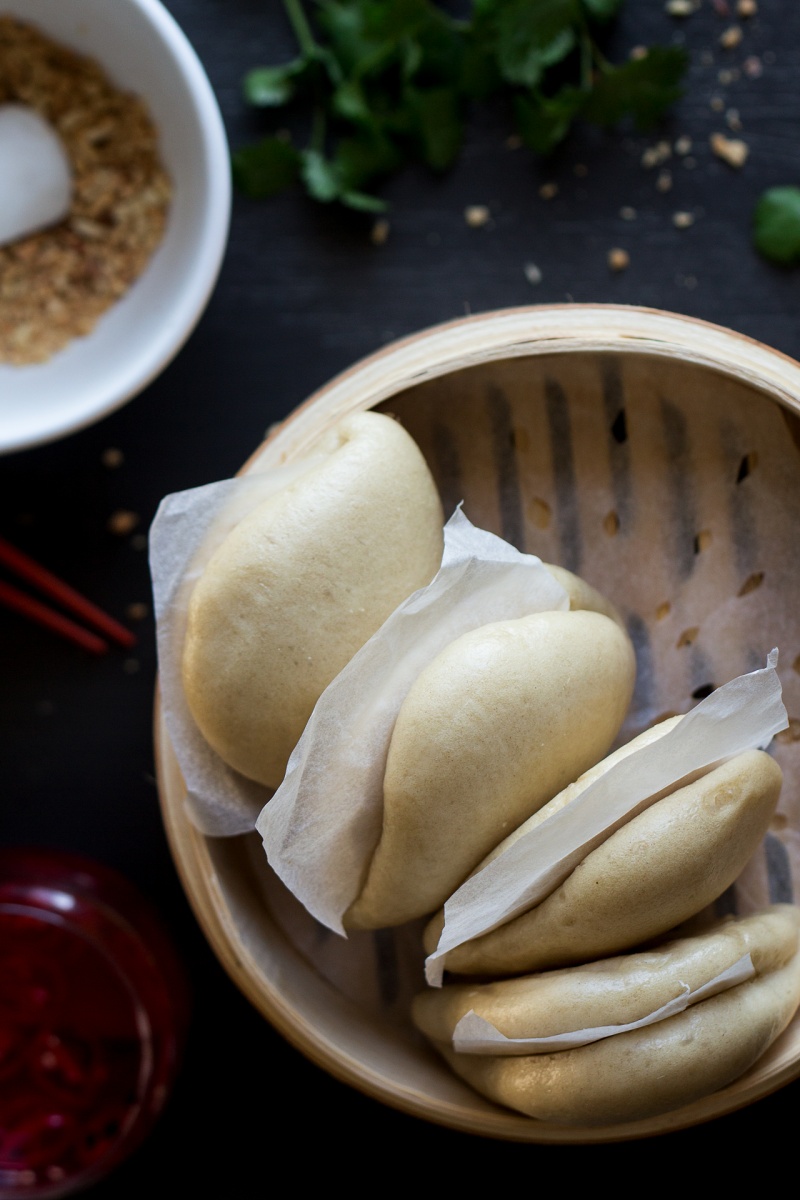 vegan bao buns steamed buns