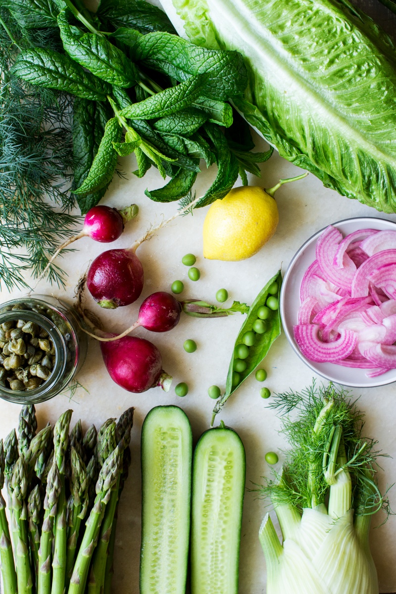 spring salad ingredients