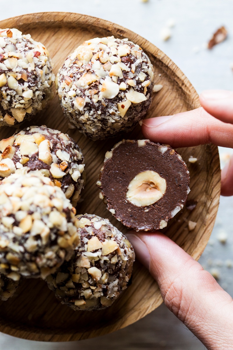 Homemade Ferrero Rocher - Lazy Cat Kitchen