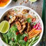 Vietnamese tempeh noodle salad-image