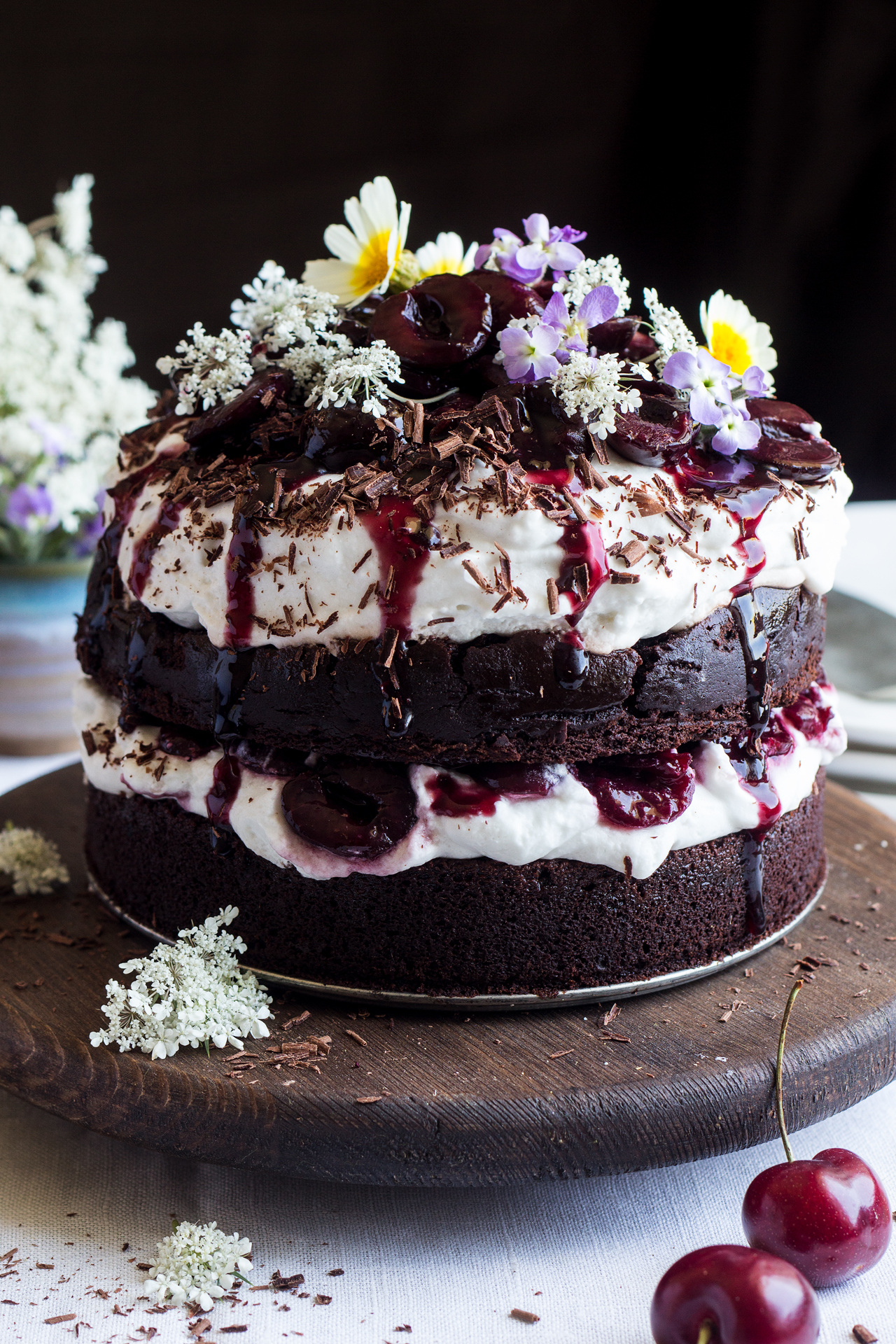 High Altitude Black Forest Cake - Curly Girl Kitchen-happymobile.vn
