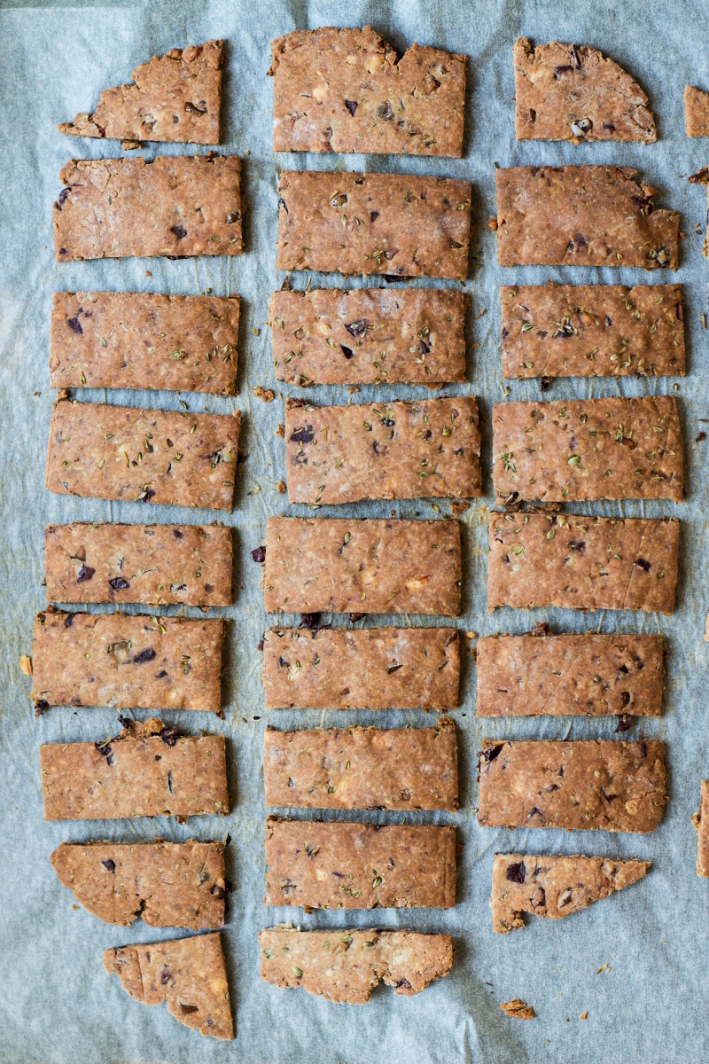 buckwheat crackers tray